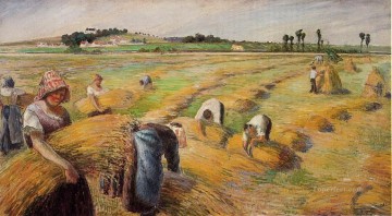 la cosecha 1882 Camille Pissarro Pinturas al óleo